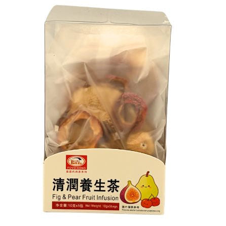 FOVO HONG Fig & Pear Fruit Infusion 富匯 清潤養生茶  50g (10g x 5 bags)