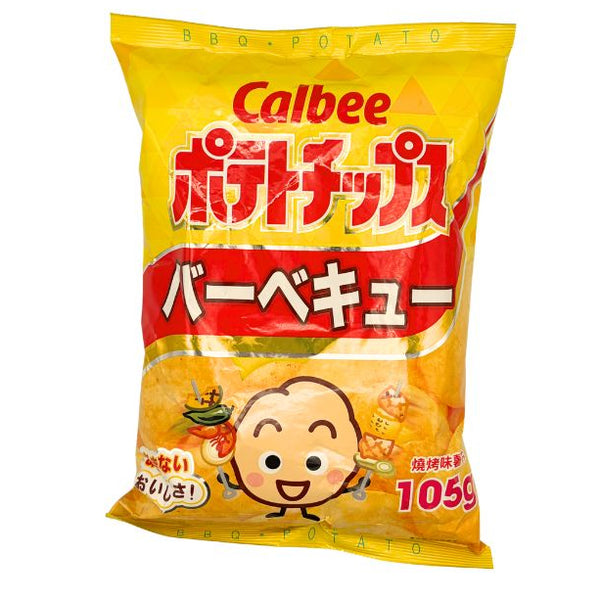 Calbee BBQ Flavoured Potato Chips 卡樂B 燒烤味薯片 105g