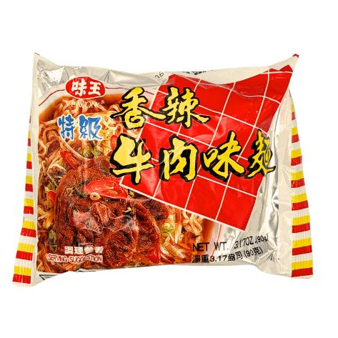 Ve Wong Peppered Beef Flavour Instant Oriental Noodle Soup 味王 牛肉味麵 90g