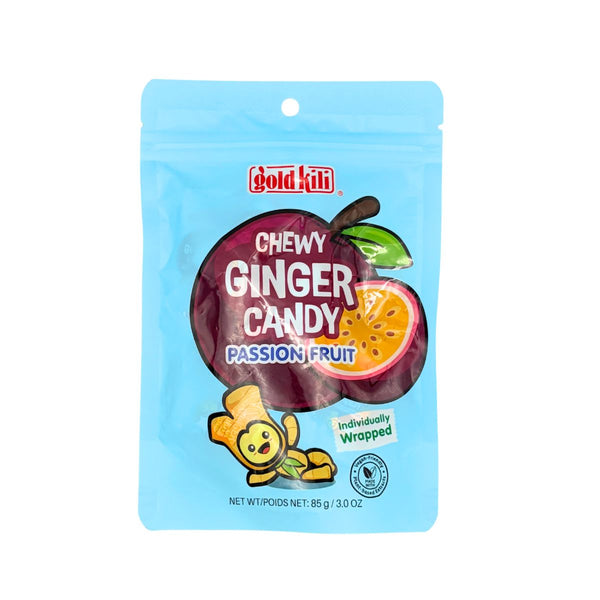 Gold Kili Chewy Ginger Candy (Passion Fruit) 85g