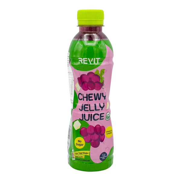Revit Grape Chewy Jelly Juice with Nata De Coco 320ml
