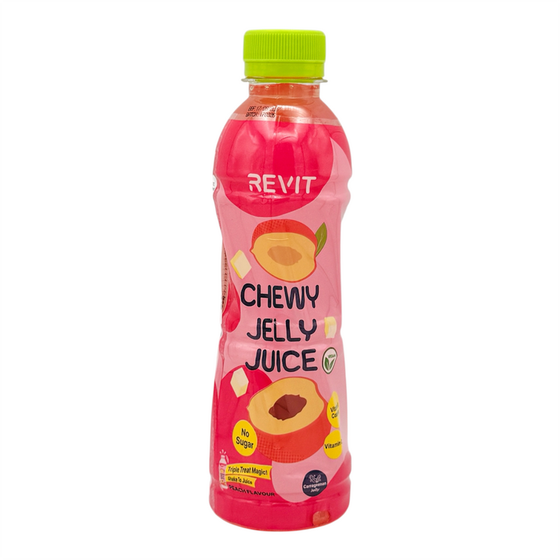 Revit Peach Chewy Jelly Juice with Nata De Coco 320ml