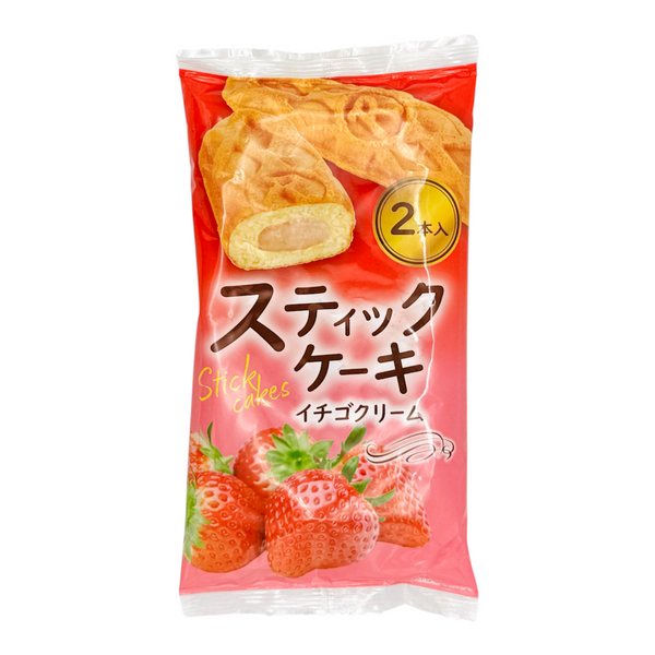 Stick Cake with Strawberry Cream スティックケーキ (ストロベリー) 80g