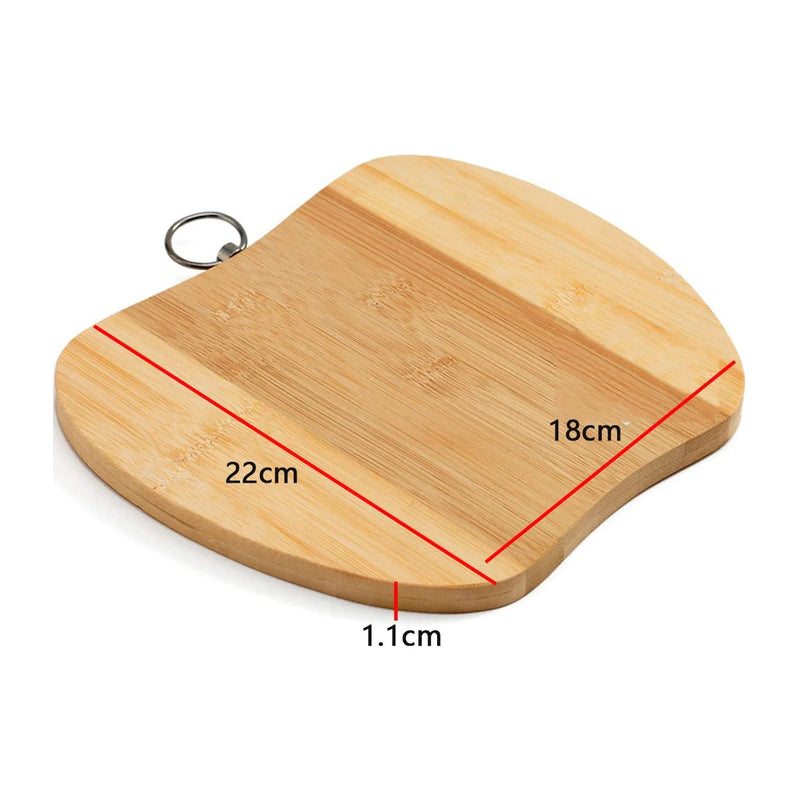 *HY Bamboo Chopping Board - Fruit Ferula 220mmx180mm - Tuk Tuk Mart