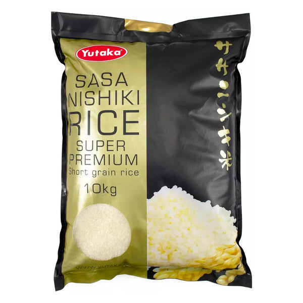 Yutaka Sasa Nishiki Super Premium Short Grain (Sushi) Rice 10KG - Tuk Tuk Mart