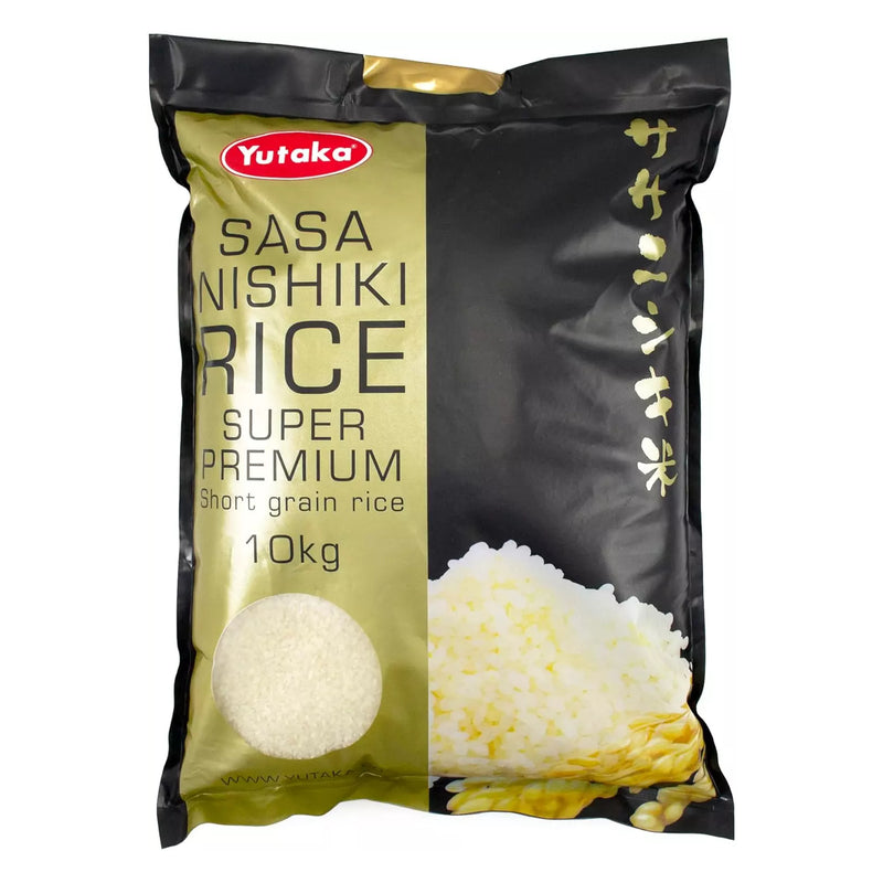 Yutaka Sasa Nishiki Super Premium Short Grain (Sushi) Rice 10KG - Tuk Tuk Mart