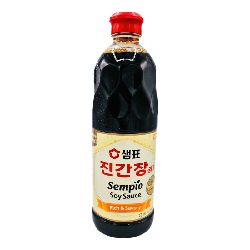 Sempio Soy Sauce Jin Gold F3 Rich and Savory 860ml - Tuk Tuk Mart