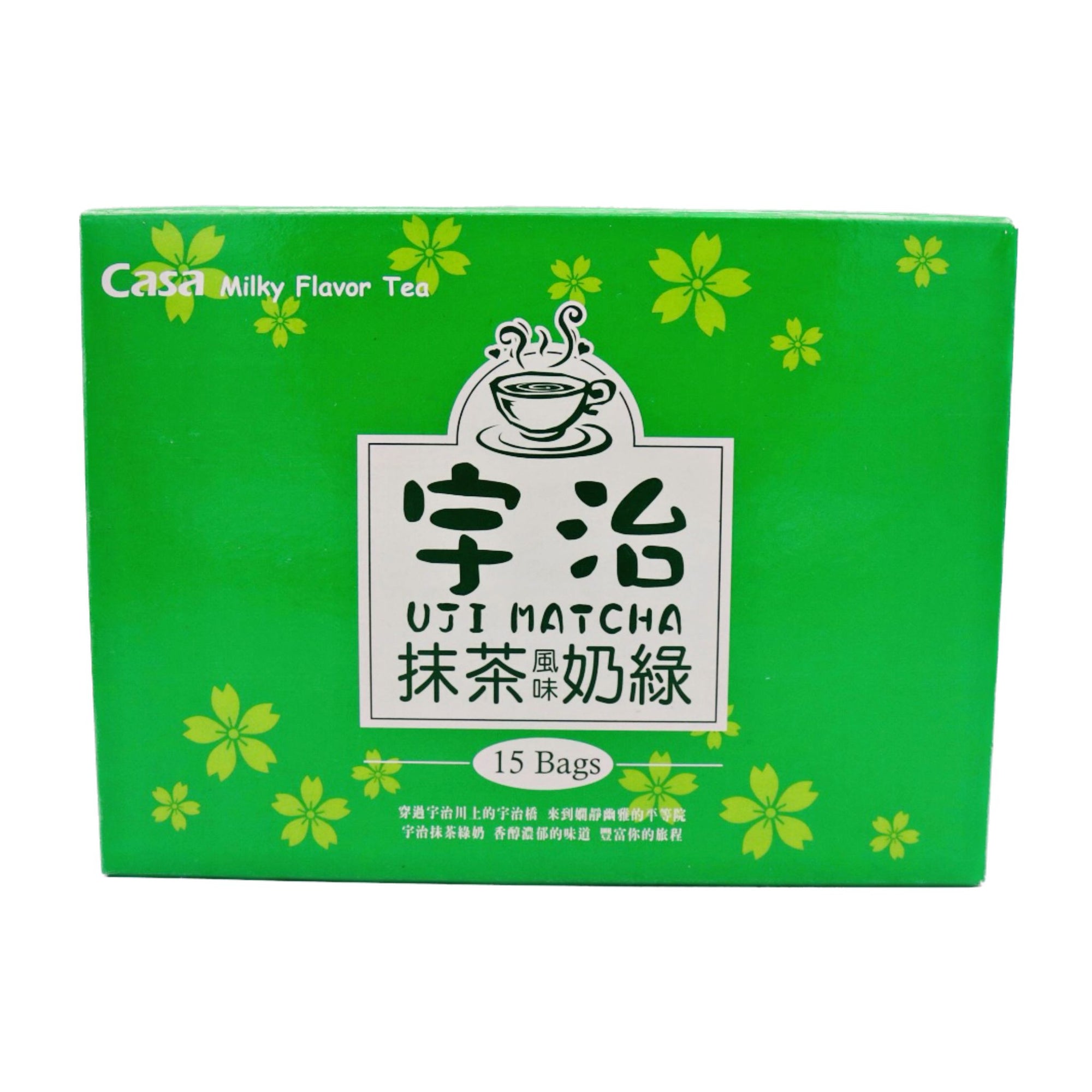 Casa Uji Matcha Milk Tea (25g*15bags) 375g