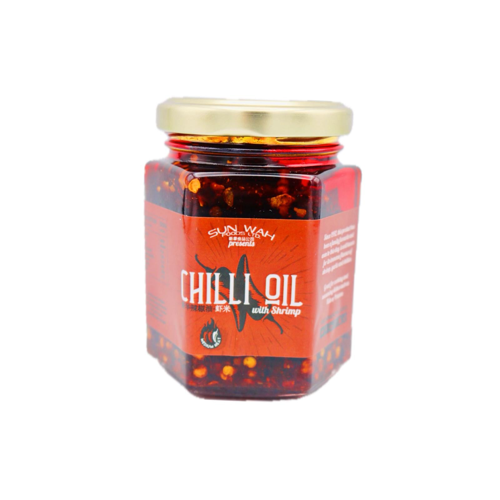 Sun Wah Chilli Oil with Shrimps 新華蝦米辣椒油 180g