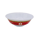 Red Melamine Longevity Pattern Soup Bowl (7 Inch) - Tuk Tuk Mart
