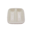 Durable White Divided Dish (3 inches) - Tuk Tuk Mart