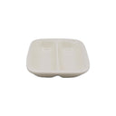 Durable White Divided Dish (3 inches) - Tuk Tuk Mart