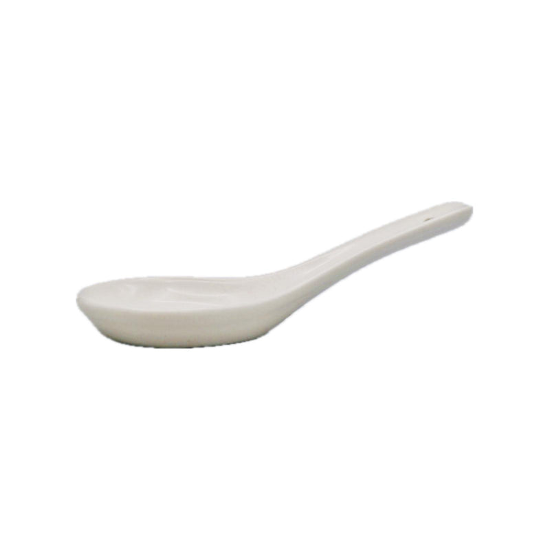 Durable White Soup Spoon (5.25 Inch) - Tuk Tuk Mart