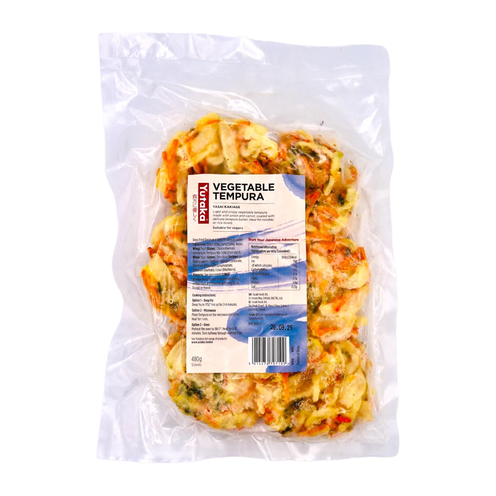 Yutaka Vegetable Tempura 480g (Frozen) - Tuk Tuk Mart