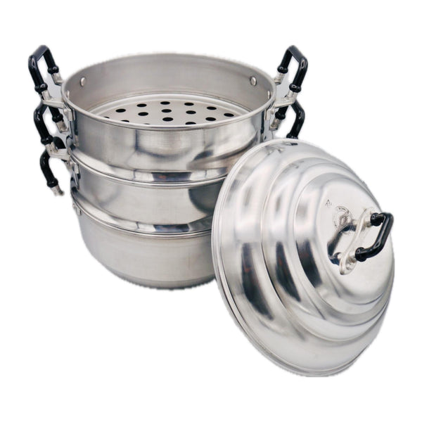 Diamond Brand Thai Aluminium Steamer (22cm) - Tuk Tuk Mart