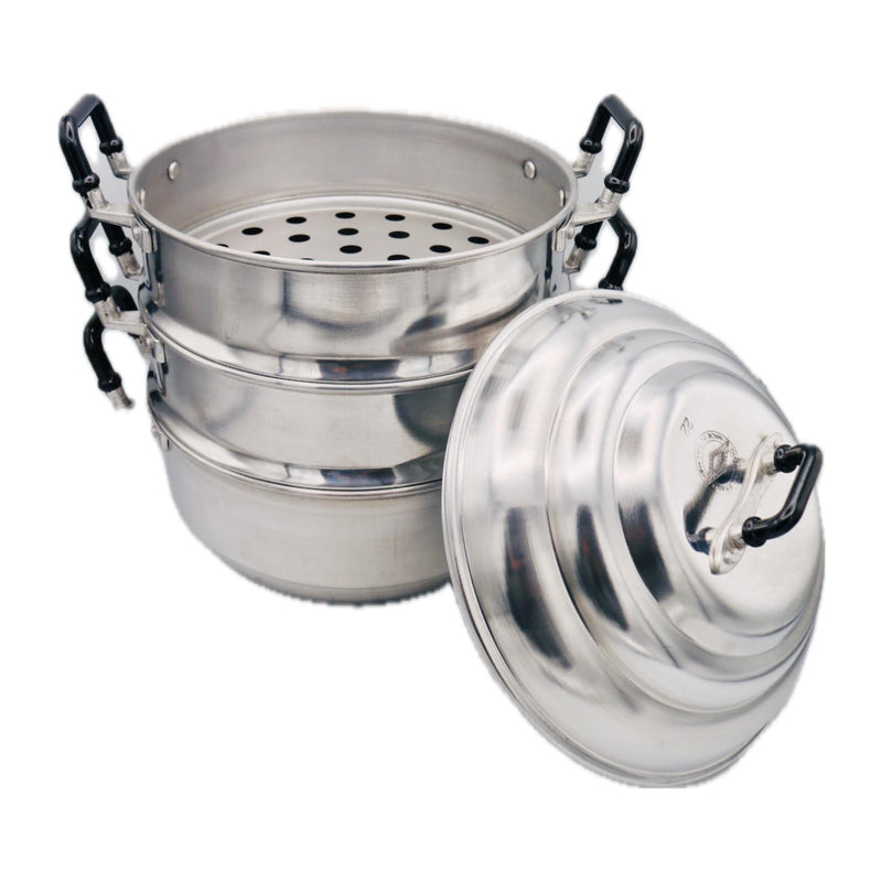 Diamond Brand Thai Aluminium Steamer (22cm) - Tuk Tuk Mart