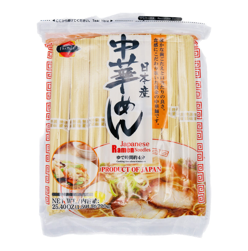 J-Basket Japanese Ramen Noodles (8Pcs) 720g - Tuk Tuk Mart