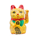 Hua Rong Sheng Golden Waving Ceramic Lucky Cat (Classic Design) 華榮盛招財貓 27cm - Tuk Tuk Mart