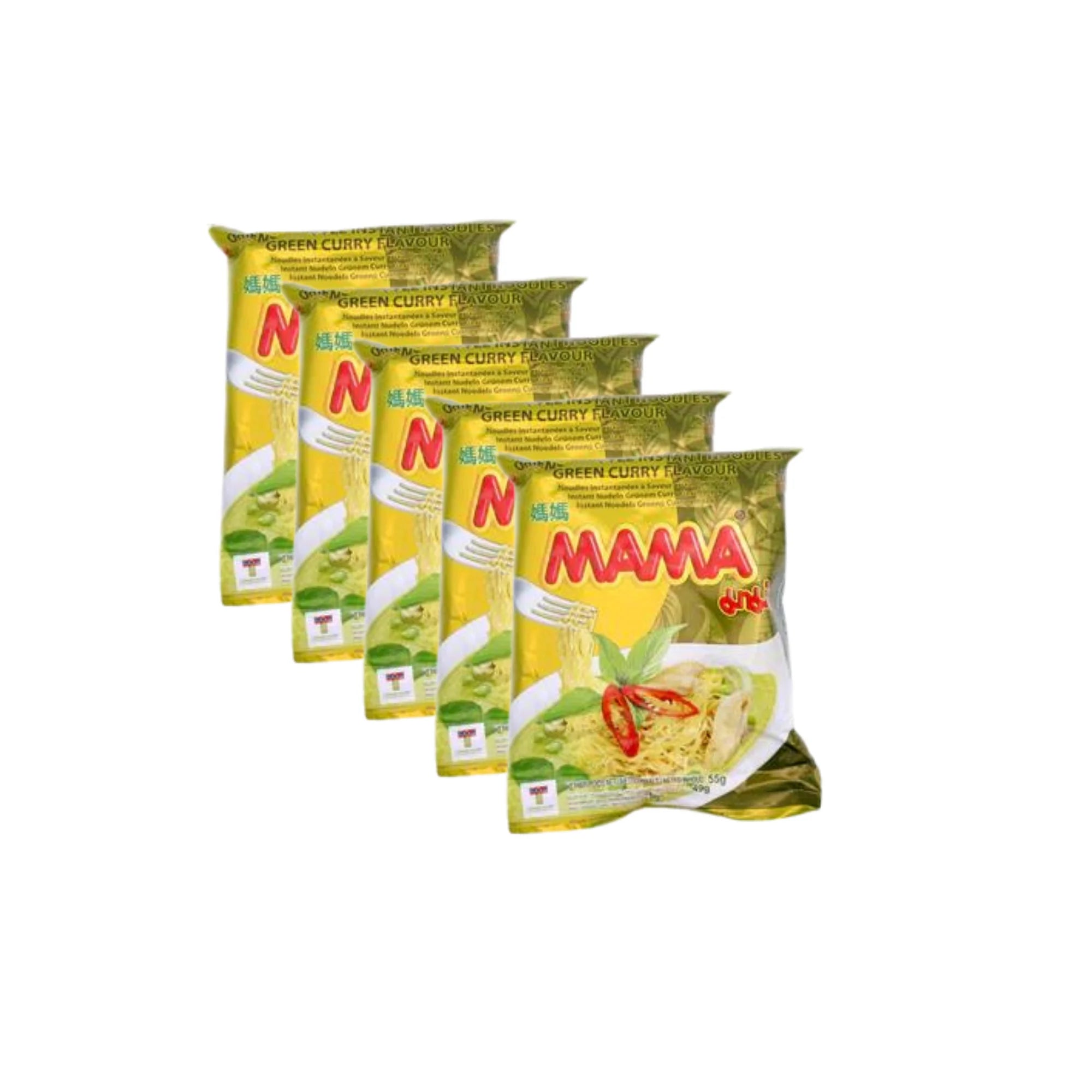 BUNDLE 5 pack MAMA Oriental Style Instant Noodles Spicy Pork