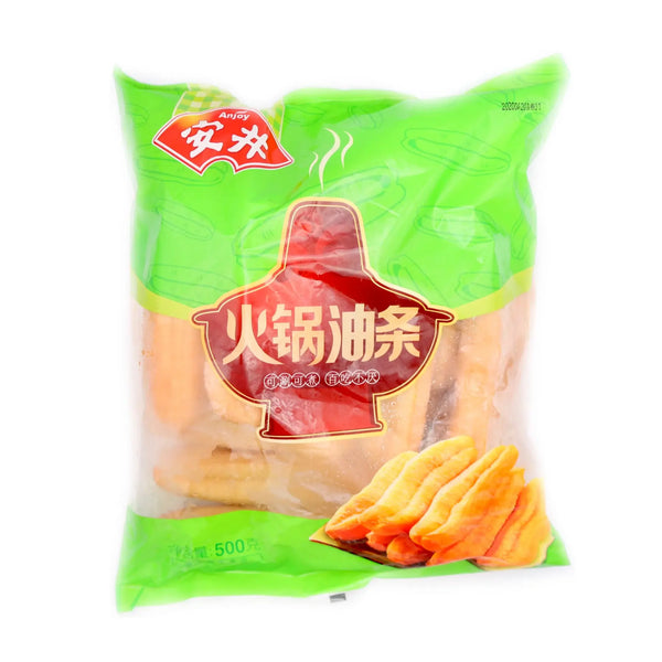 *Anjoy Deep Fried Dough Stick (for Hotpot) 500g (Frozen) - Tuk Tuk Mart