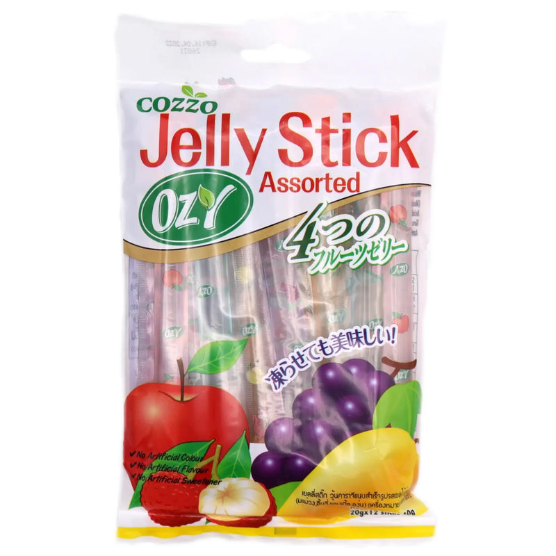*Cozzo OZY Assorted Jelly Sticks 240g (12 sticks) - Tuk Tuk Mart