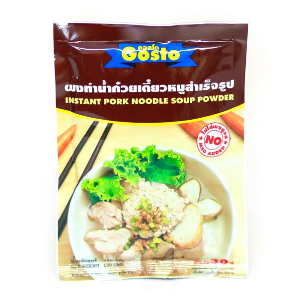 Gosto Instant Pork Noodle Soup Powder 150g - Tuk Tuk Mart