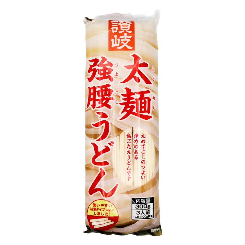 Sanuki Shisei Thick Udon Noodle 300g - Tuk Tuk Mart
