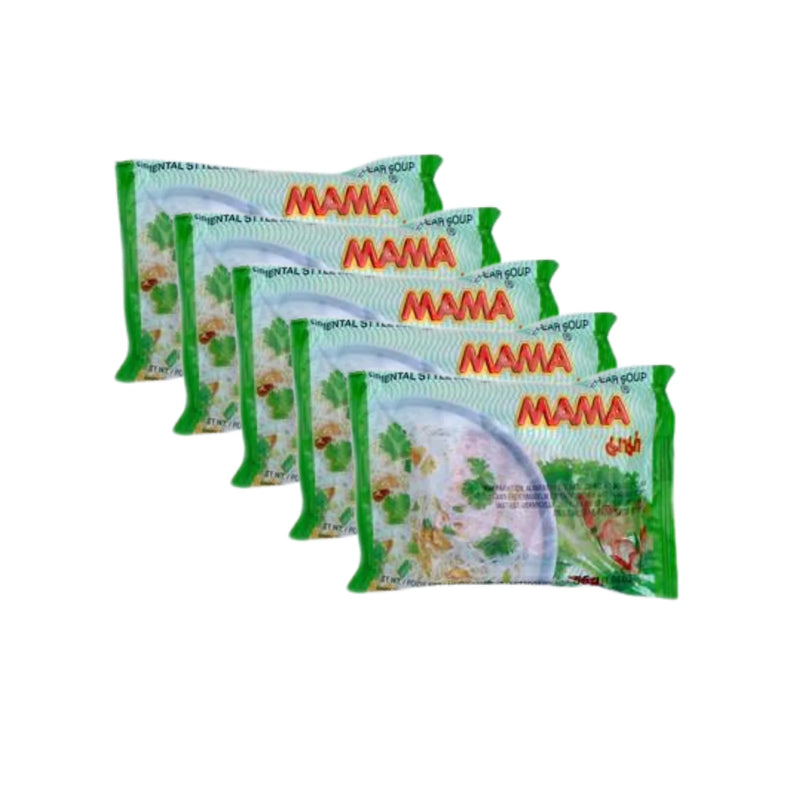 BUNDLE 5 pack MAMA Oriental Style Instant Rice Vermicelli Clear Soup 55g - Tuk Tuk Mart