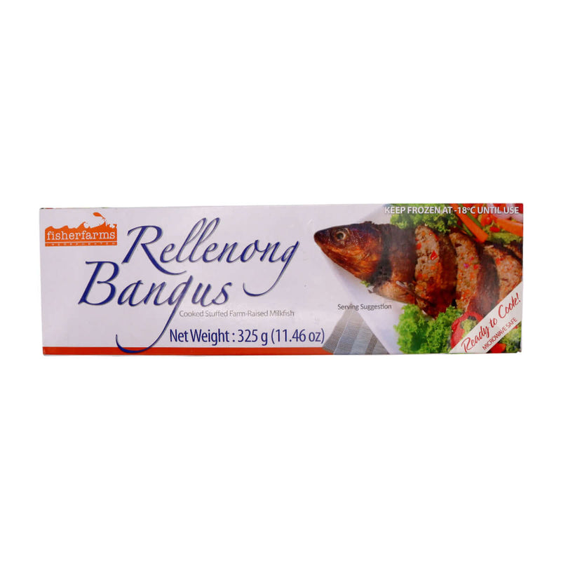 Fisherfarms Rellenong Bangus Cooked Stuffed Farm-Raised Milkfish 325g (Frozen) - Tuk Tuk Mart