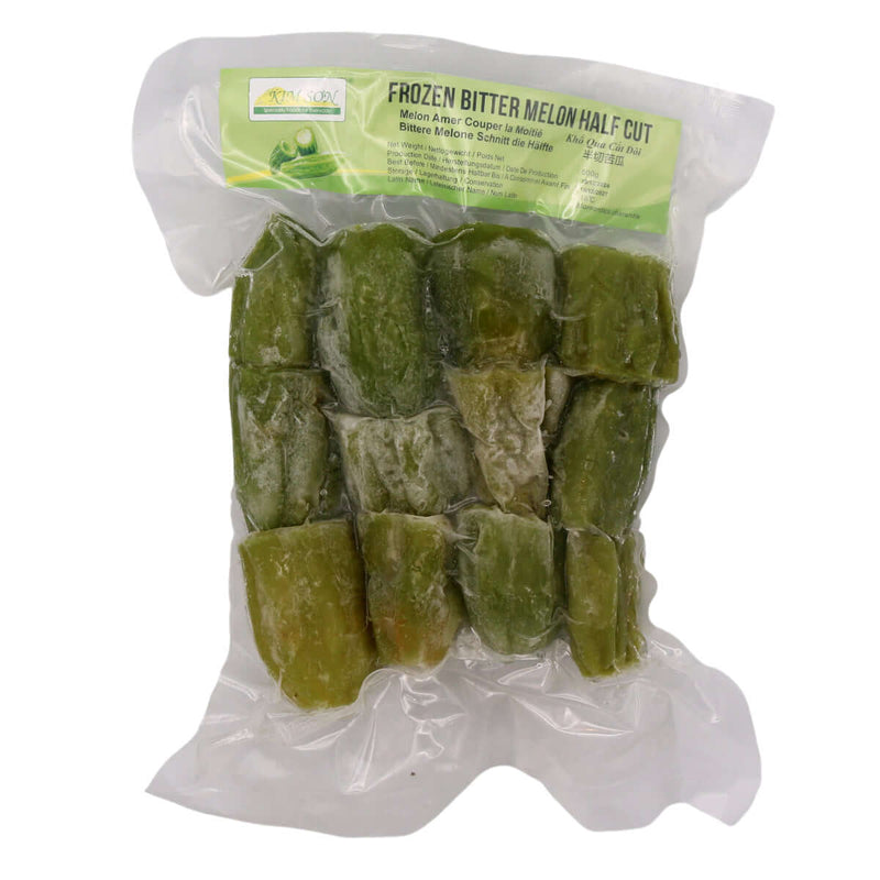 Kim Son Frozen Bitter Melon Half Cut 500g (Frozen) - Tuk Tuk Mart