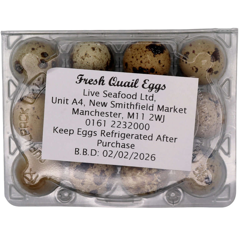 Live Seafood Ltd Fresh Quali Eggs (12pcs) - Tuk Tuk Mart