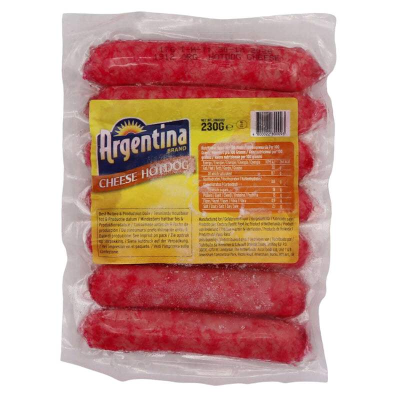 Argentina Brand Cheese Hotdog 230g (Frozen) - Tuk Tuk Mart