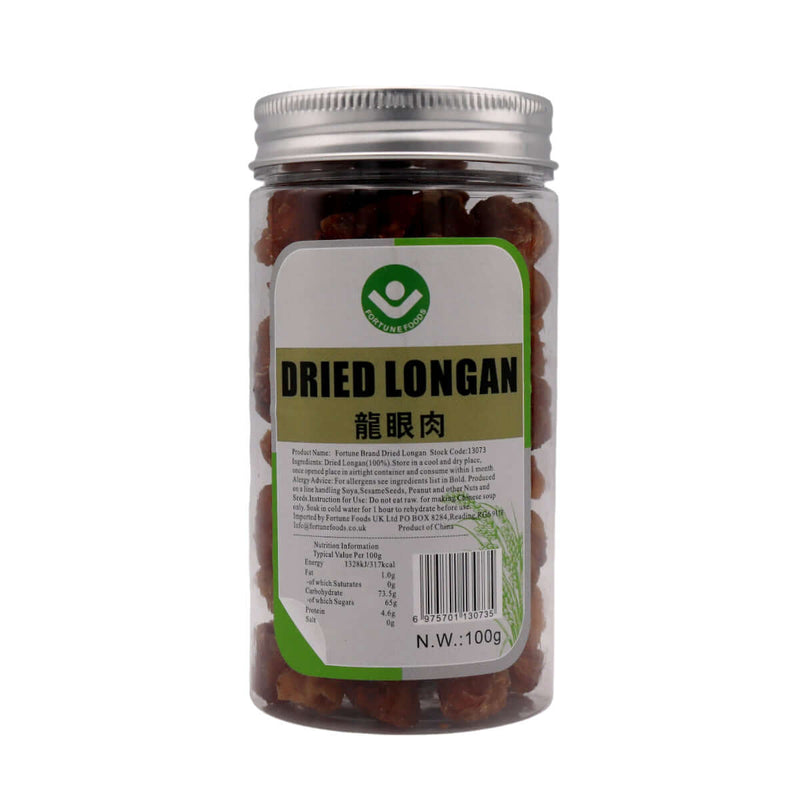 Fortune Foods Dried Longan 龍眼肉 100g - Tuk Tuk Mart