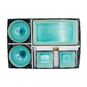 Tokyo Design Studio Sushi Set (Glassy Turquoise) - Tuk Tuk Mart
