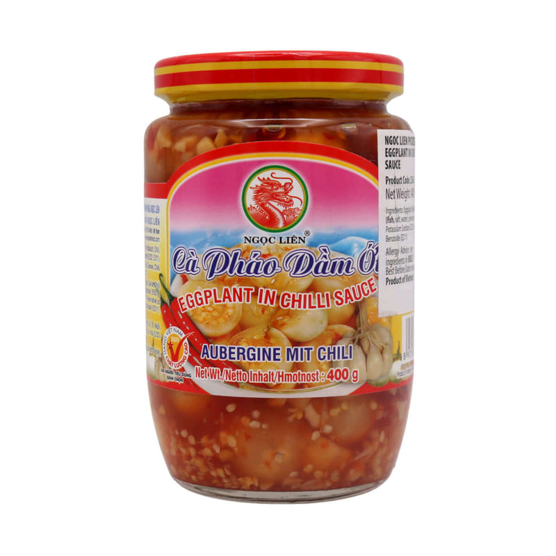 Ngoc Lien Pickled Eggplant in Chilli Sauce 400g - Tuk Tuk Mart