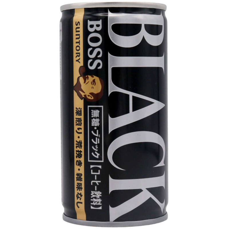 Suntory Boss Unsweetened Black Coffee 185g - Tuk Tuk Mart