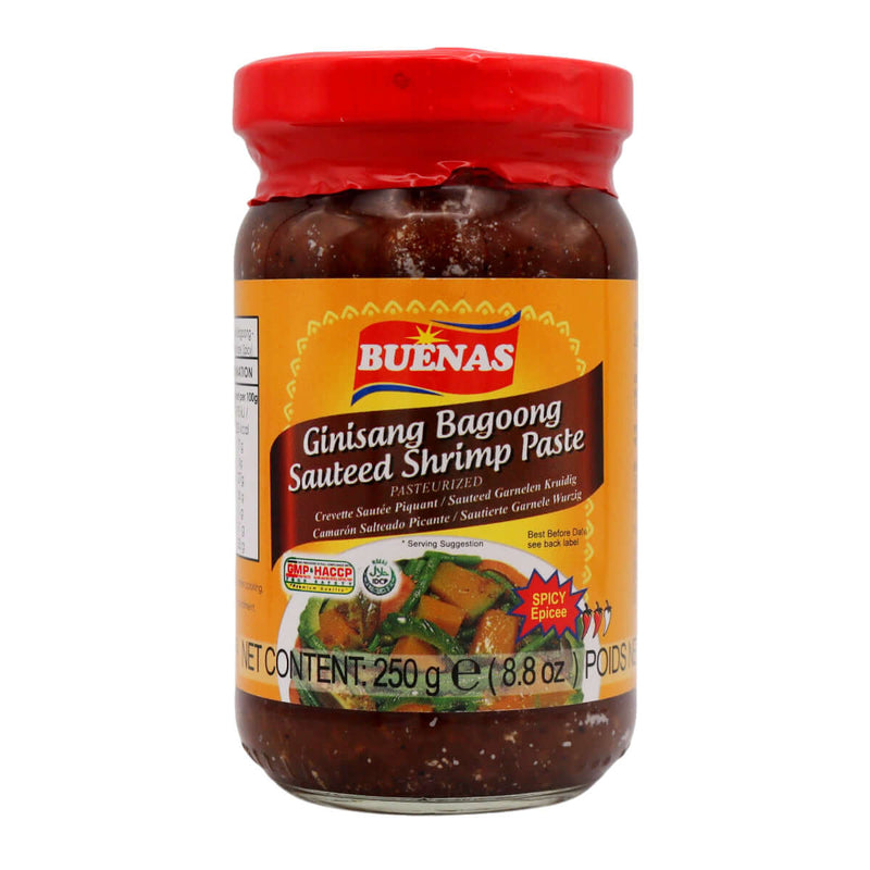 Buenas Ginisang Bagoong Sauteed Shrimp Paste (Spicy) 250g - Tuk Tuk Mart