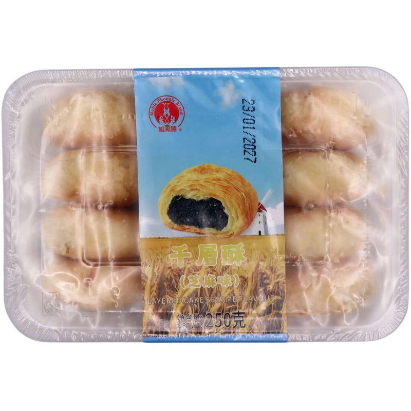 Noble Phoenix Layered Cake Sesame Flavour 250g - Tuk Tuk Mart