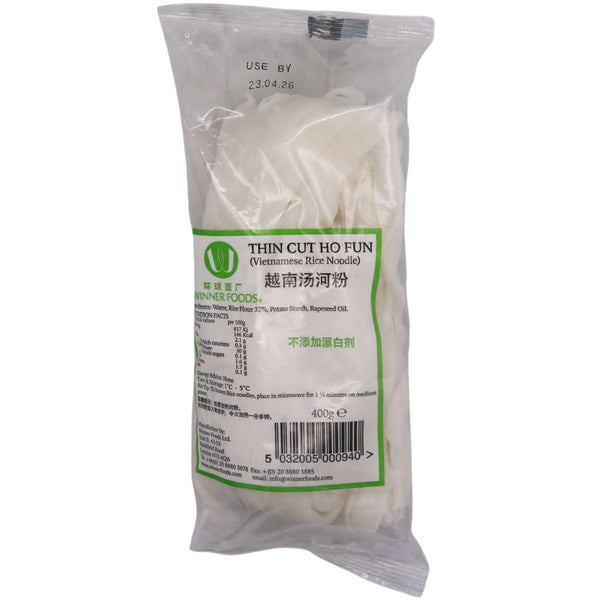Winner Foods Thin Cut Ho Fun (Vietnamese Rice Noodle) 400g - Tuk Tuk Mart