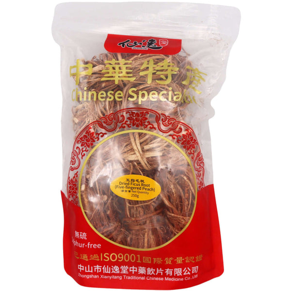 Xian Yi Tang Dried Ficus Root (Five Fingered Peach) 五指毛桃 250g - Tuk Tuk Mart