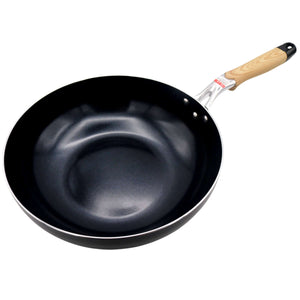Japan World Ltd W-28 IH-Compatible Ceramic Coated Stir-Fry Pan (28cm) - Tuk Tuk Mart