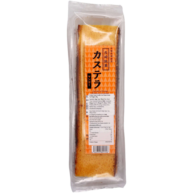 Nagasaki Meika Castella Cake Scraps (Mango Flavour) 250g - Tuk Tuk Mart