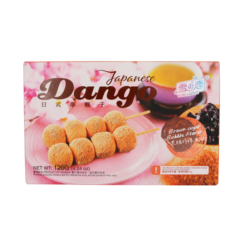 Yuki & Love Japanese Dango Brown Sugar Bubble Flavour 120g - Tuk Tuk Mart