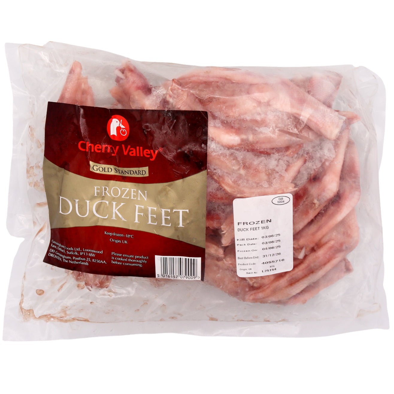 Cherry Valley Duck Feet 1kg (Frozen) - Tuk Tuk Mart