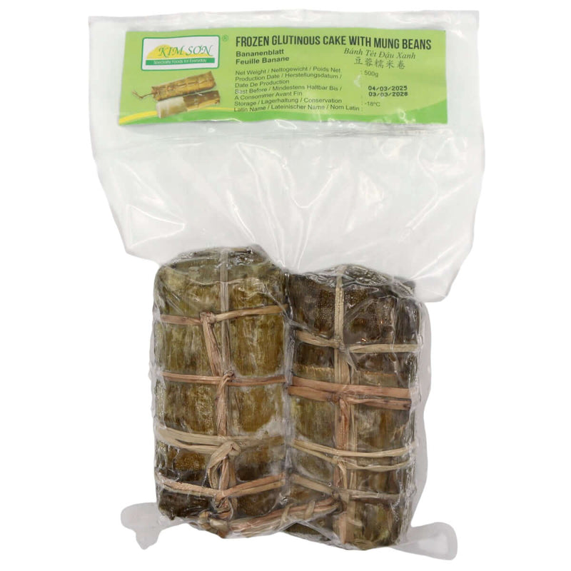 Kim Son Glutinous Cake with Mung Beans 500g (Frozen) - Tuk Tuk Mart