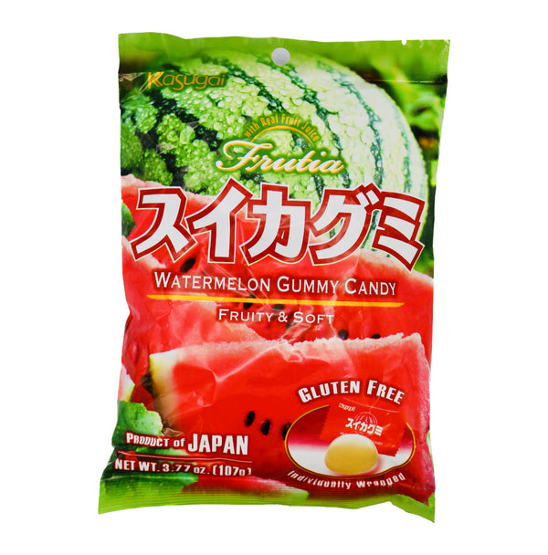 *Kasugai Watermelon Gummy Candy 107g - Tuk Tuk Mart