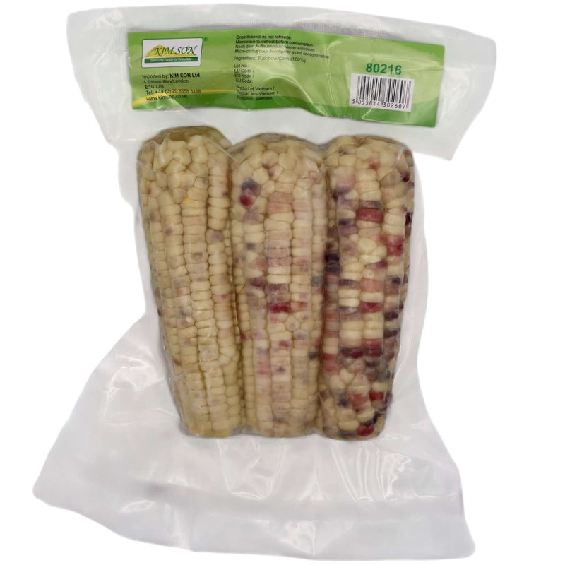 Kim Son Frozen Cooked Rainbow Corn (Husked) 500g (Frozen) - Tuk Tuk Mart