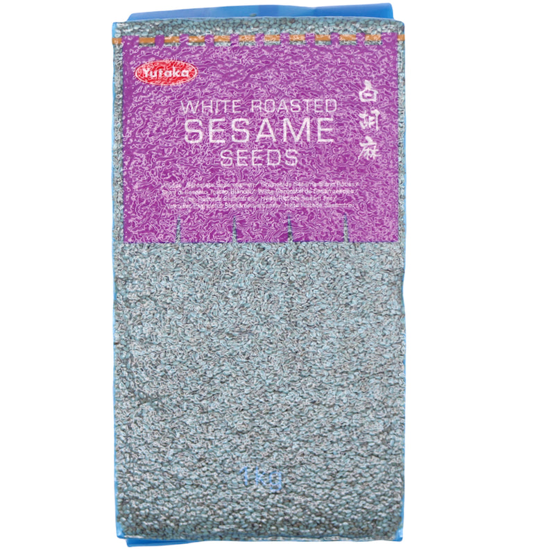 Yutaka Roasted White Sesame Seeds 1Kg | Tuk Tuk Mart