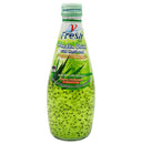 *V Fresh Pandan Juice Drink with Basil Seeds 290ml | Tuk Tuk Mart