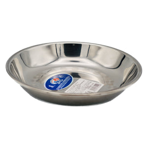 Mei Xing Stainless Steel Meal Plate Platter 美興不鏽鋼餐盤 14cm | Tuk Tuk Mart